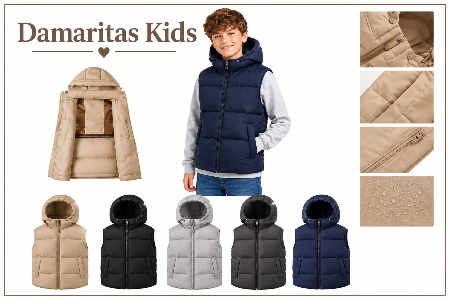 Chalecos Importados para  Niño