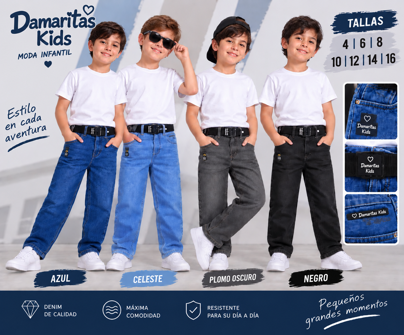 Pantalón Jeans para Niño