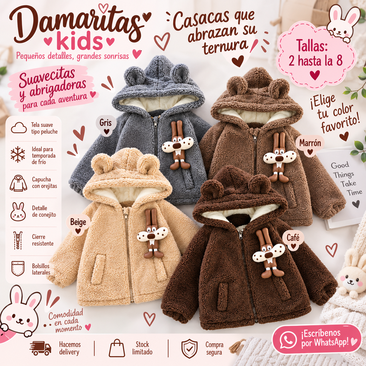 Casaca Peluche para Niño